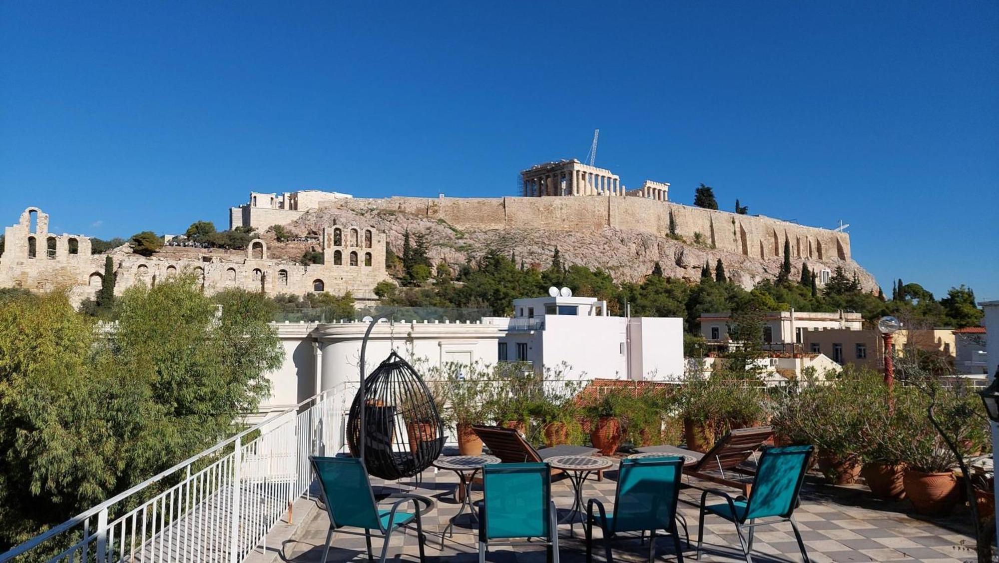Stunning Acropolis View Apartment Atenas Exterior foto