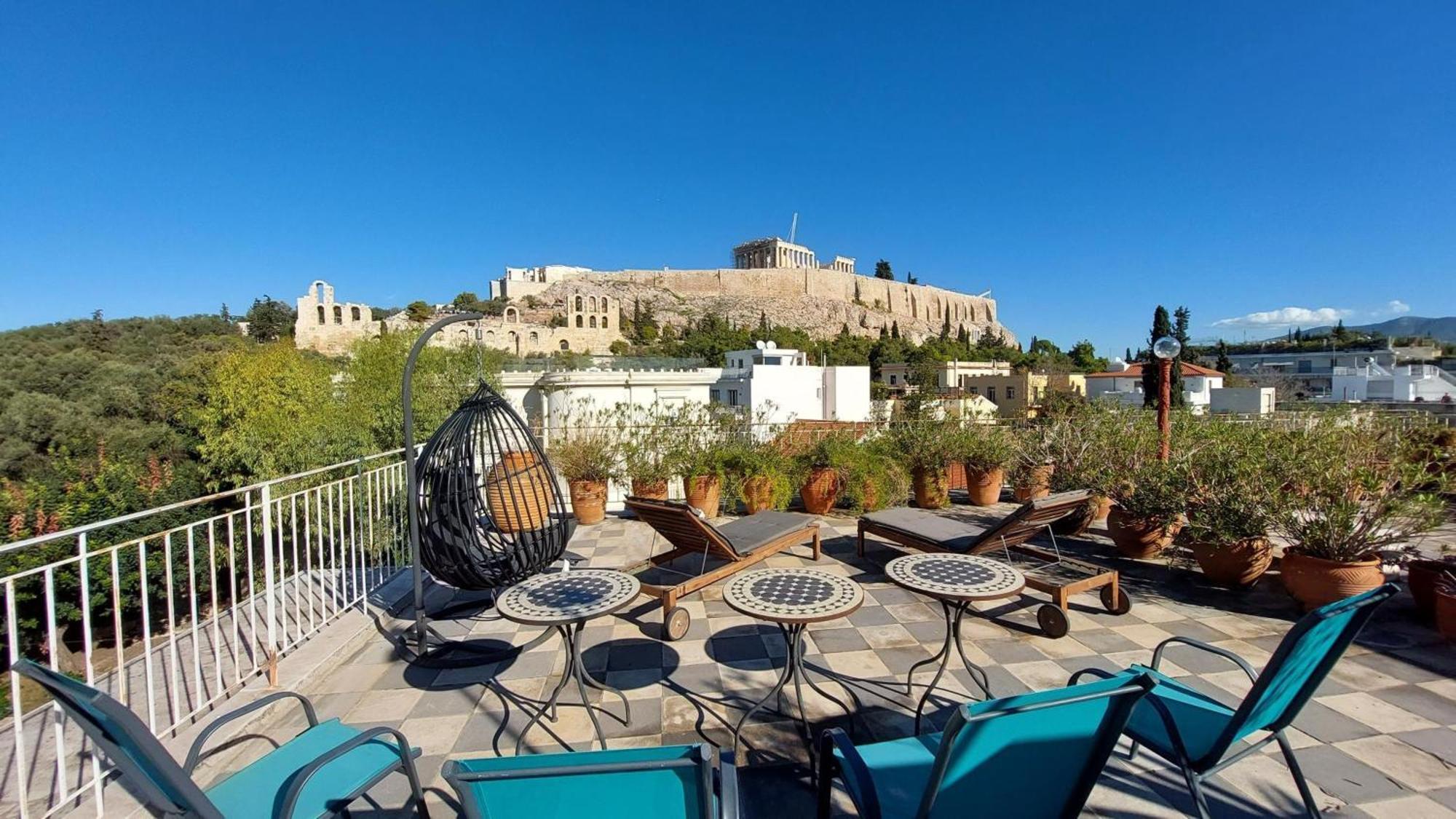 Stunning Acropolis View Apartment Atenas Exterior foto